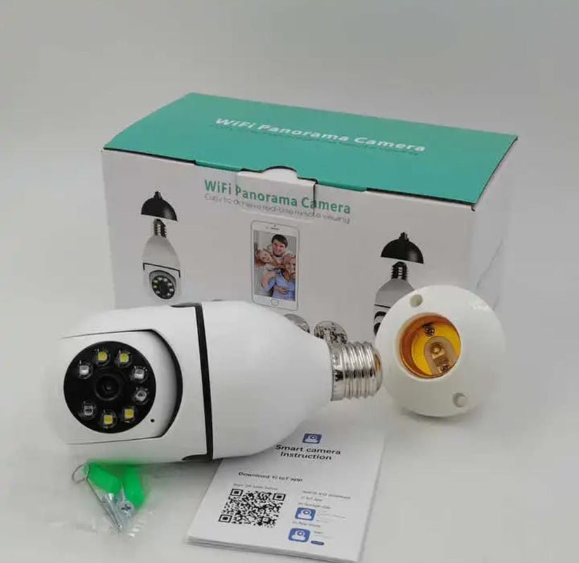 LumiCam 360° - Cámara Bombilla Inteligente