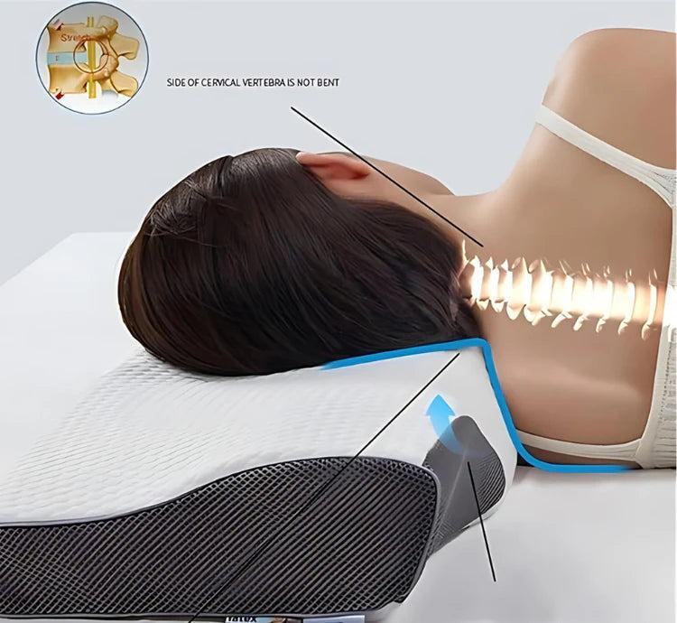 1+1 GRATIS | AirSleep™ Almohada Cervical Premium + 2 Fundas Incluidas