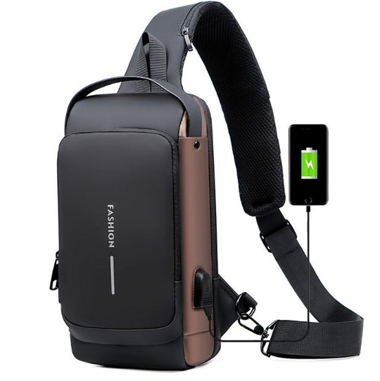 BOLSO ANTIRROBO IMPERMEABLE CON CARGA USB