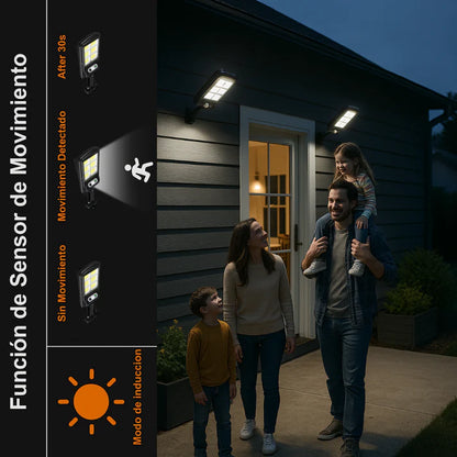 Oferta Pack de 4 focos solar con sensor de 30w "Oferta Liquidación"