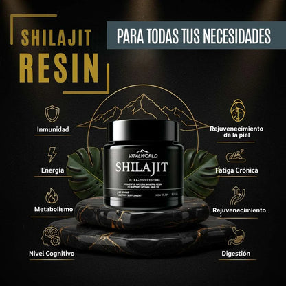 Resina Shilajit de VITALWOLD - Recupera tu Vitalidad "Oferta 2x1"