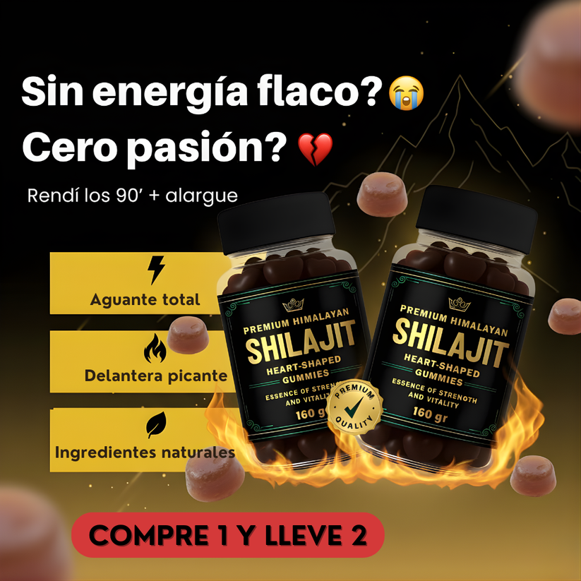 Gommies Shilajit x30 - Recupera tu Vitalidad "Oferta 2x1"