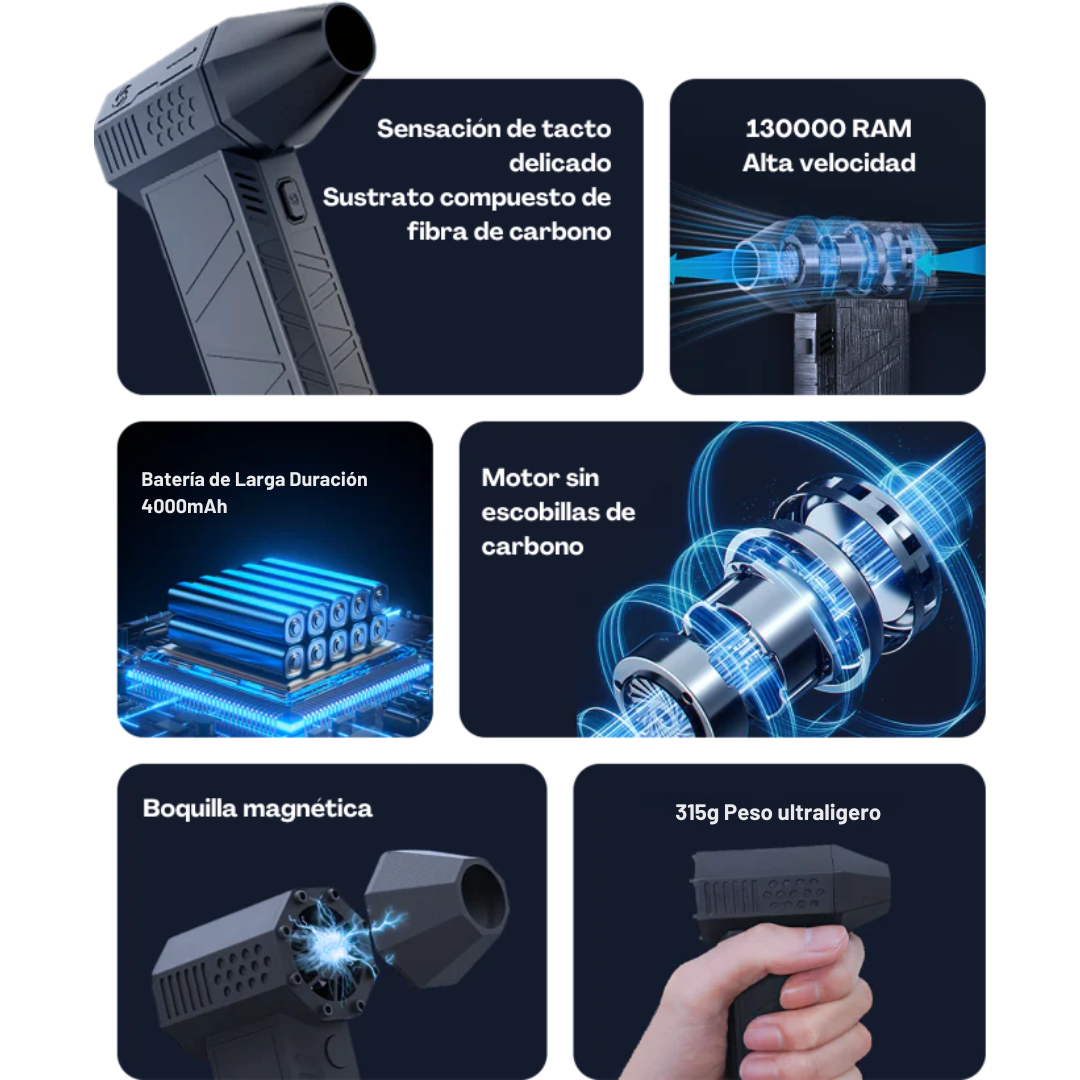 AirJet Pro™ - Mini Soplador De Alta Potencia