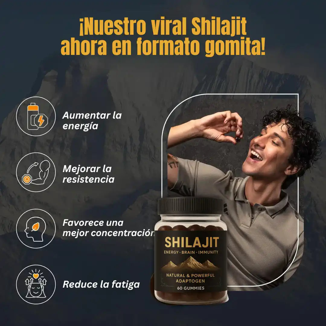 Gommies Shilajit x30 - Recupera tu Vitalidad "Oferta 2x1"
