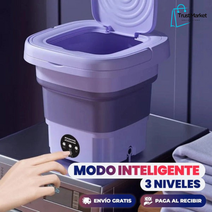 MiniWash Pro™ - Lavadora Portátil Plegable 8L
