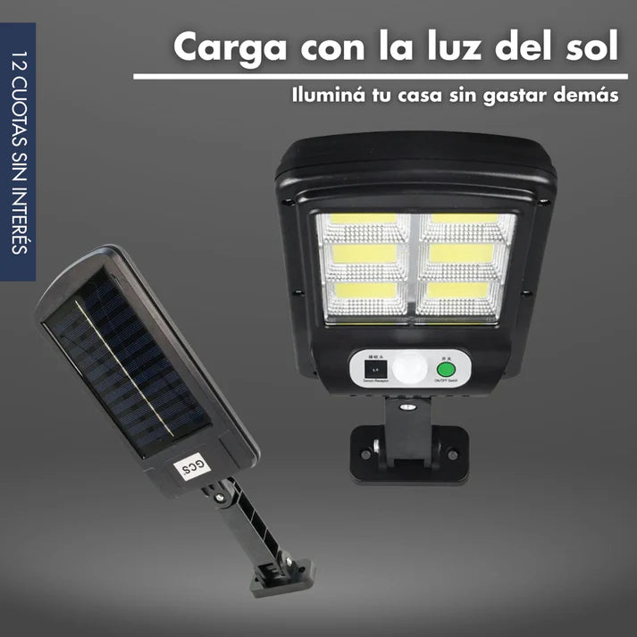 Oferta Pack de 4 focos solar con sensor de 30w "Oferta Liquidación"