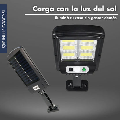 Oferta Pack de 4 focos solar con sensor de 30w "Oferta Liquidación"