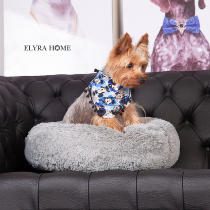 CAMA PREMIUM REDONDA ANTIESTRÉS + REGALO PARA TU MASCOTA