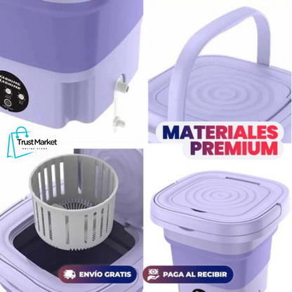 MiniWash Pro™ - Lavadora Portátil Plegable 8L
