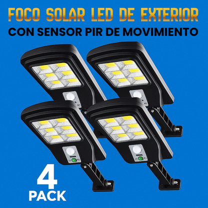 Oferta Pack de 4 focos solar con sensor de 30w "Oferta Liquidación"