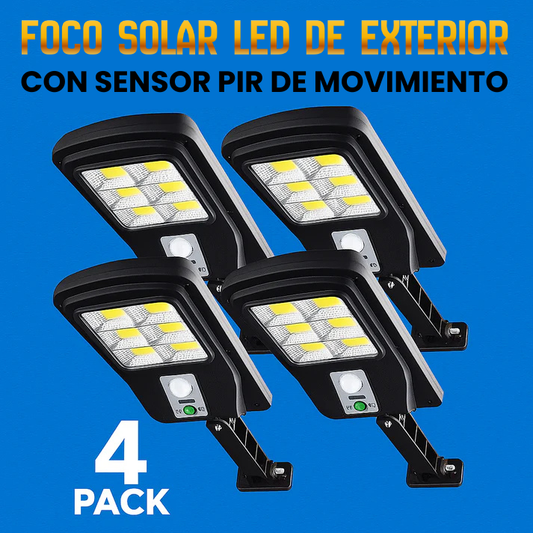 Oferta Pack de 4 focos solar con sensor de 30w "Oferta Liquidación"