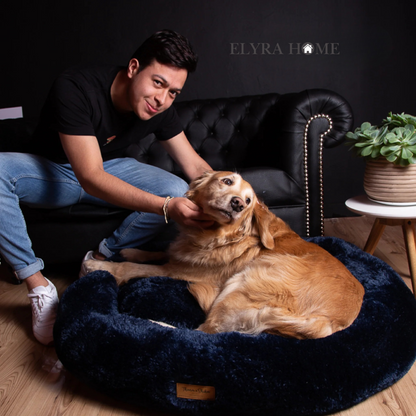 CAMA PREMIUM REDONDA ANTIESTRÉS + REGALO PARA TU MASCOTA