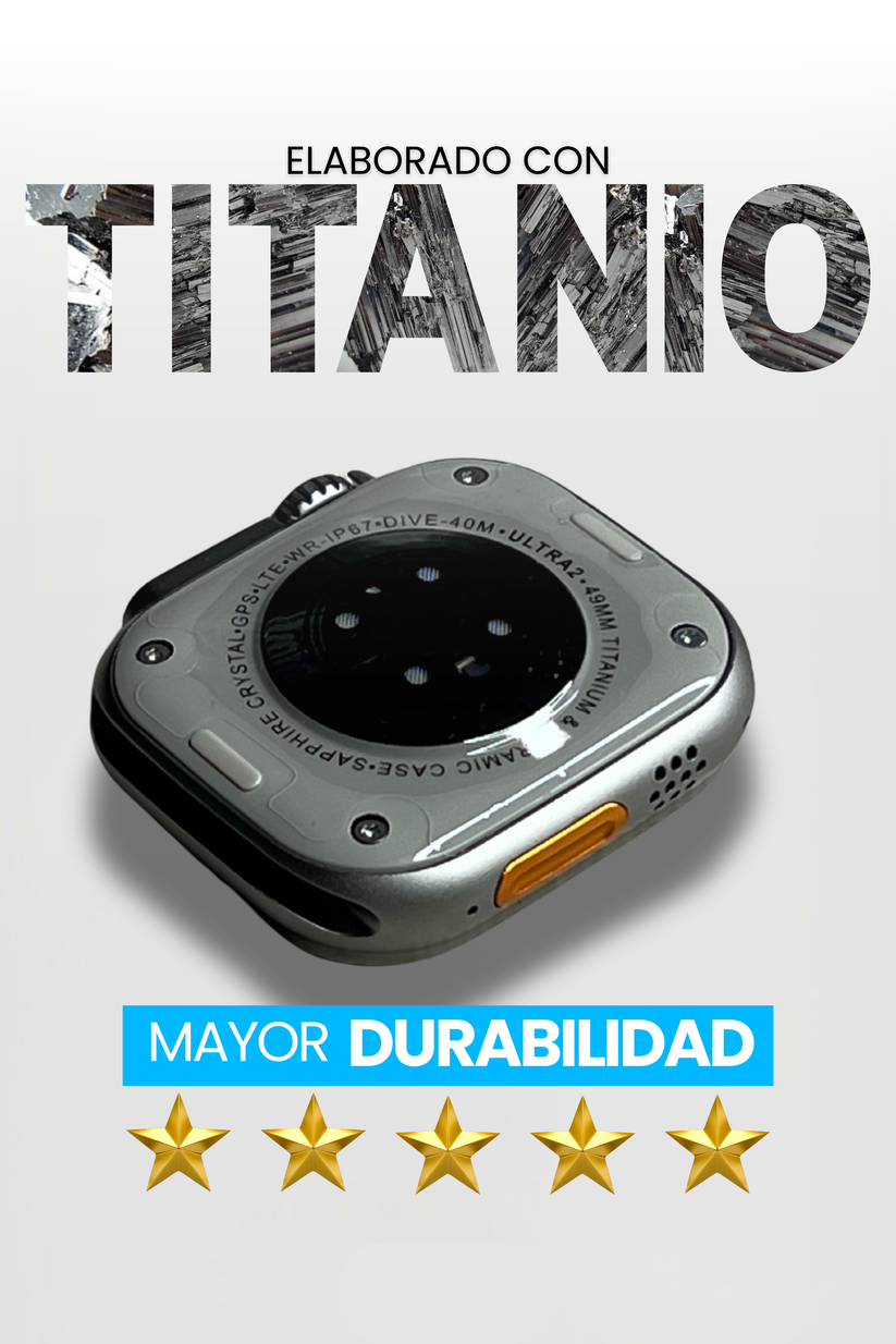 Pack SmartWatch Ultra™ 9 PRO – Potencia, Salud y Deporte en tu Muñeca