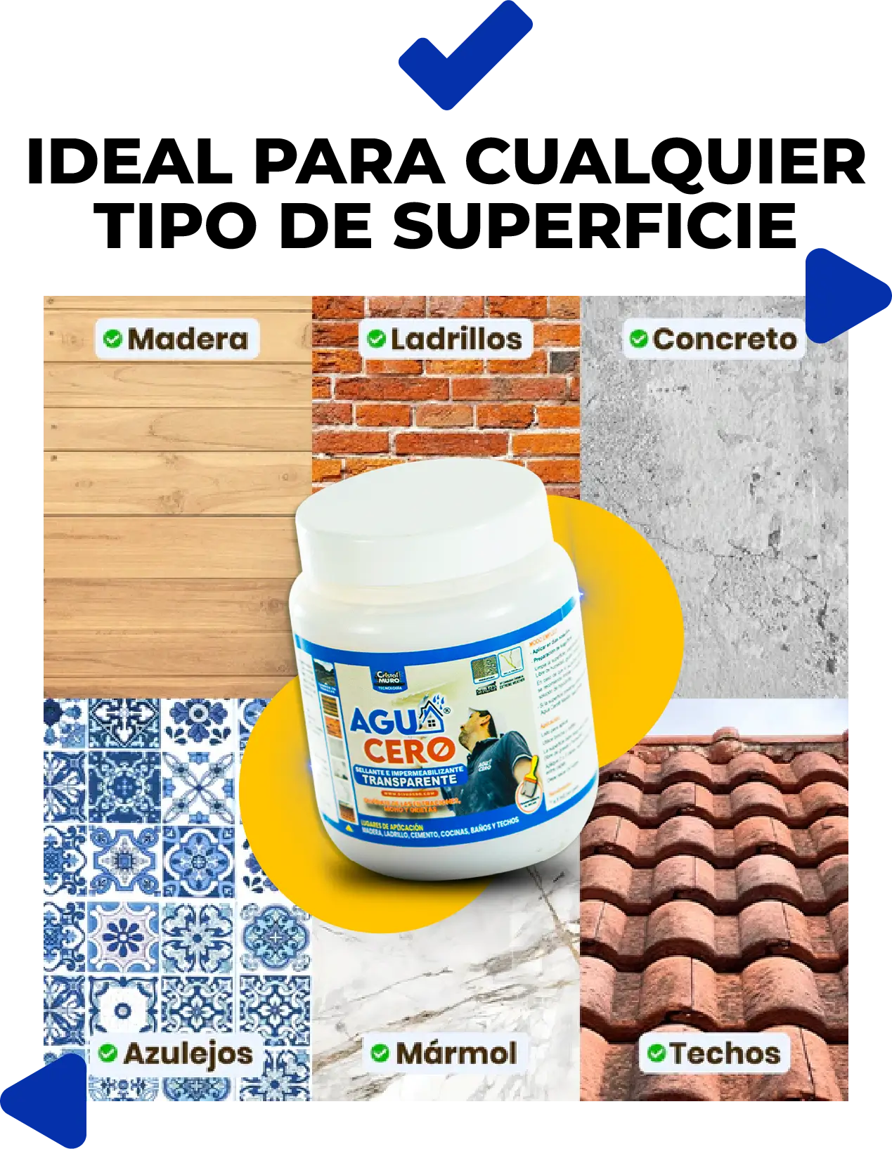 Agua Cero - Impermeabilizante anti-fugas 1+1 GRATIS