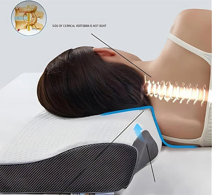 1+1 GRATIS | AirSleep™  Almohada Cervical Premium + 2 Fundas Incluidas