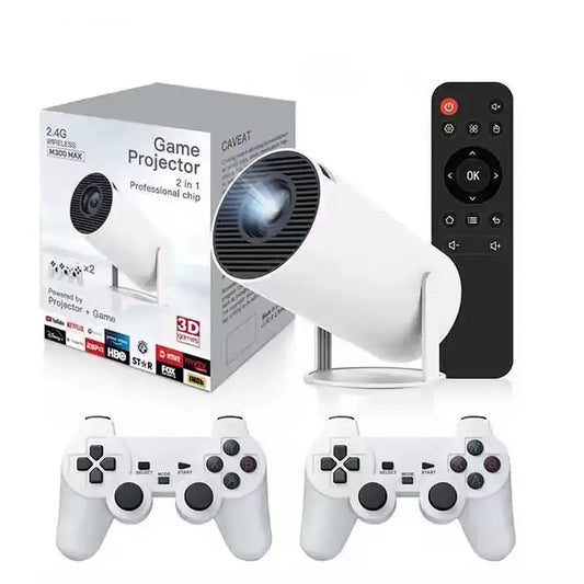 Proyector M300 Max Con 10.000 Juegos y 2 mandos de Regalo