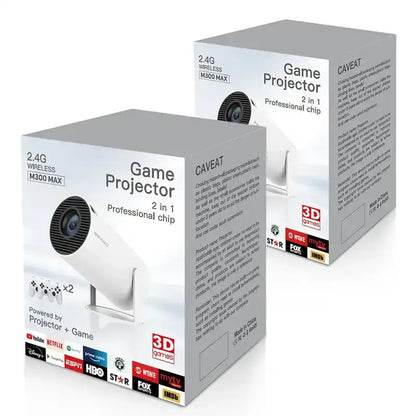 Proyector M300 Max Con 10.000 Juegos y 2 mandos de Regalo