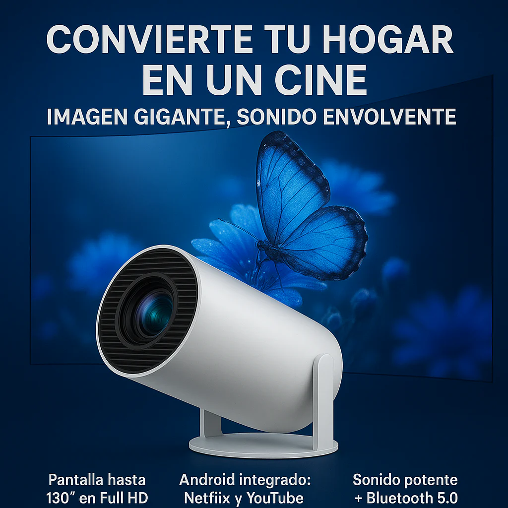 PROYECTOR HY300 PRO FULL HD - 🎬 VIVE EL CINE EN CASA: NOCHES ÚNICAS