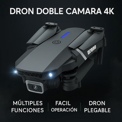 DRON FLYTEK W8 PRO — DOBLE CÁMARA 4K + MALETÍN PREMIUM GRATIS Y BATERÍA EXTRA