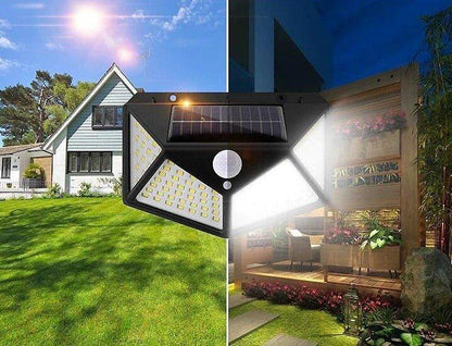 Luminek™  2 KITS DE LAMPARA SOLAR CON SENSOR DE MOVIMIENTO  1 + 1 GRATIS