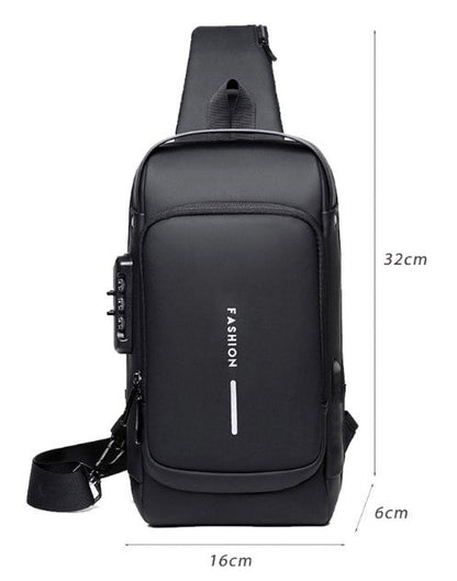 BOLSO ANTIRROBO IMPERMEABLE CON CARGA USB